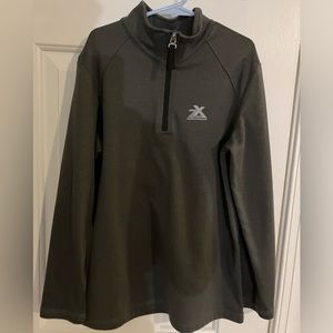 Thick half a zip up long sleeve